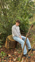 HMBL Grey Signature Knitted Sweater (HUGE SALE!🚨)